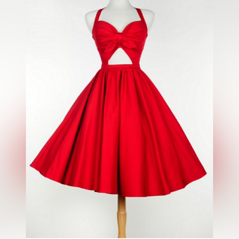 Pinup Couture Red Renee Swing Dress